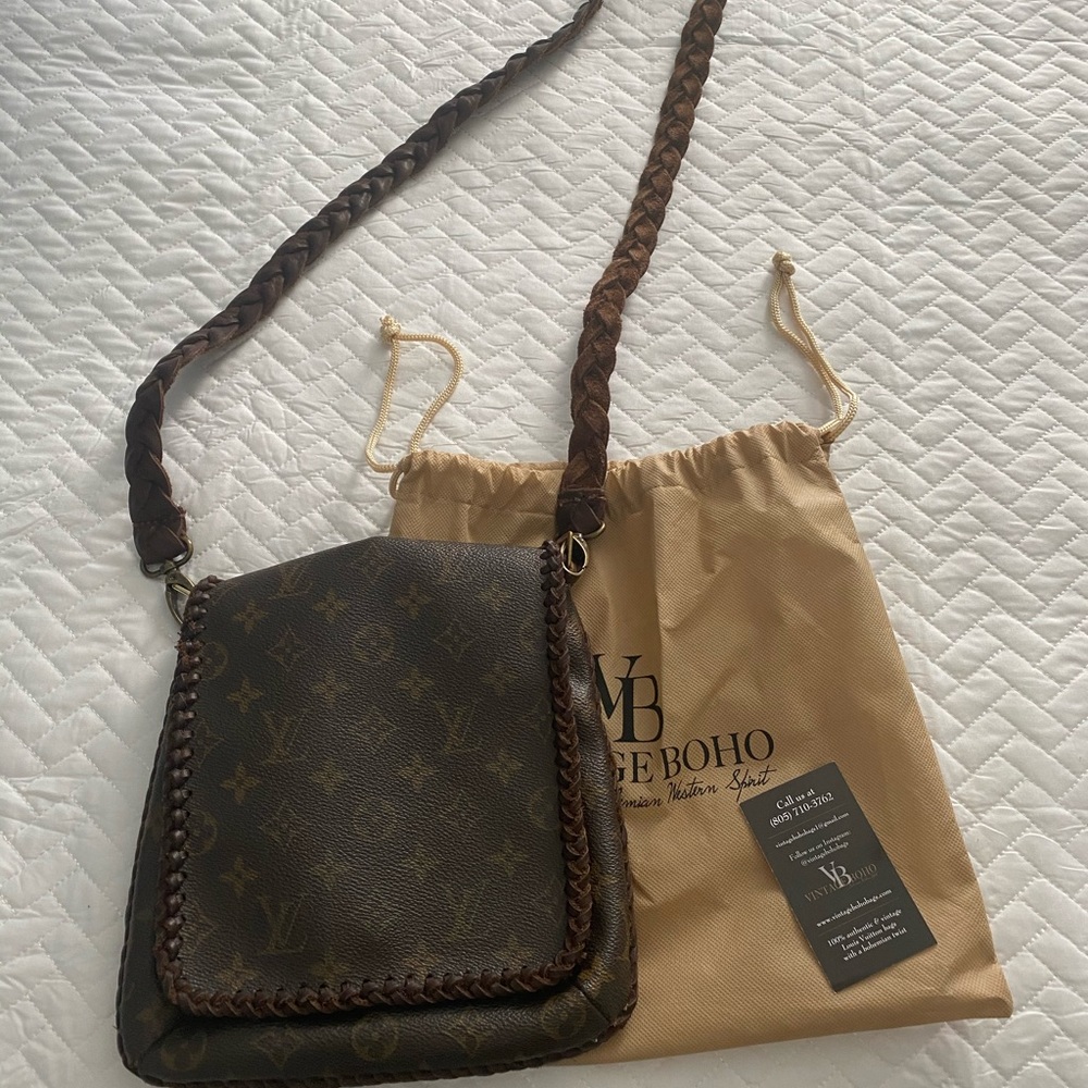 Vintage Boho Barcelona LV Crossbody Bag